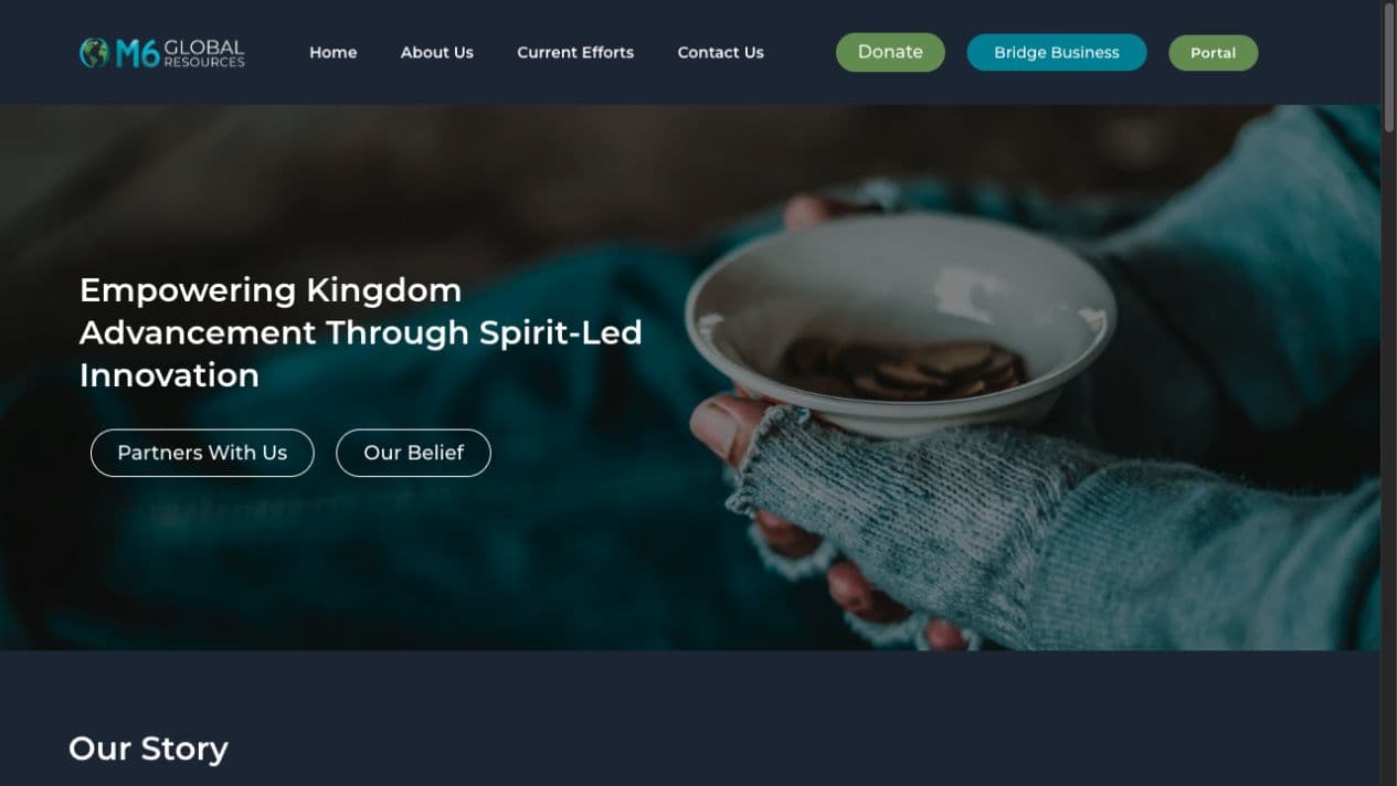 M6 Global — Member Reporting & Accounts Platform screenshot